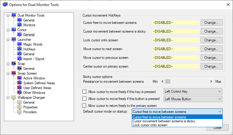 lock mouse cursor dual monitor