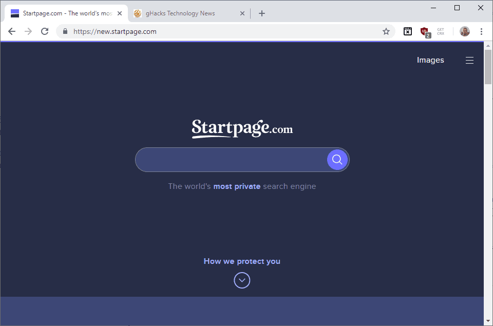 Preview of the new Startpage.com