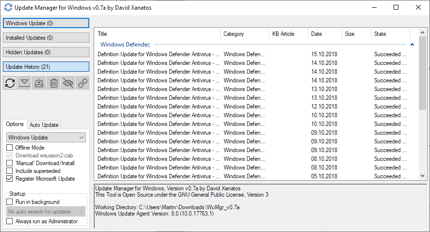 update manager for windows