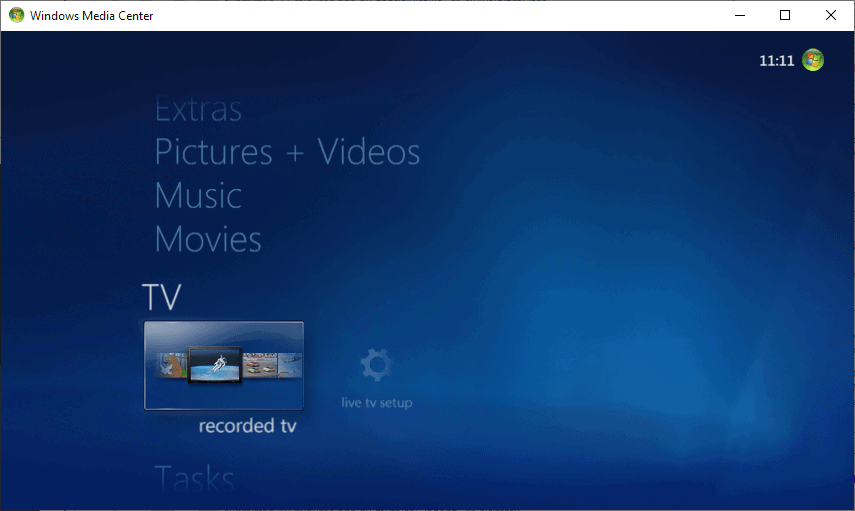 windows media center use