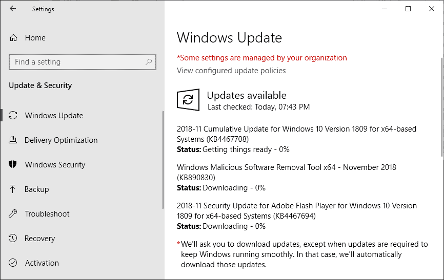 Windows update service not running windows 7