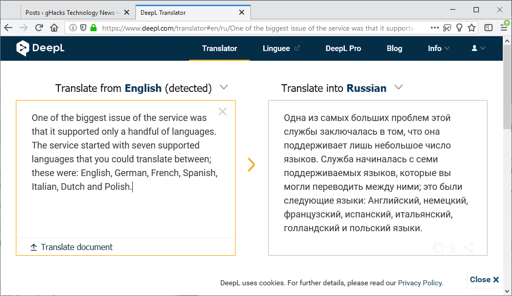 DeepL Translation Service adds Russian and Portuguese to language list ...