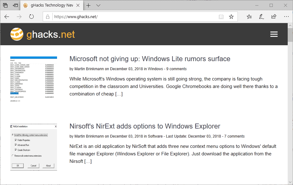 Microsoft Edge will support Chromium extensions