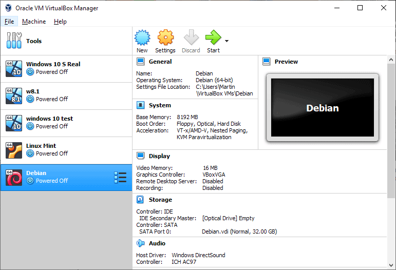 vm download file for testing