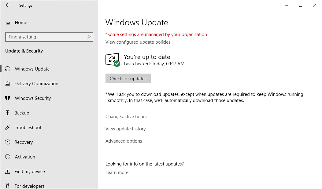 Here is another reason to avoid "check for updates" in ...