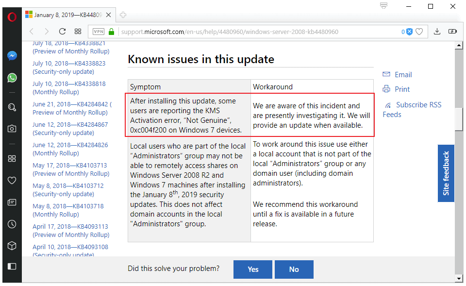 non genuine issue windows 7