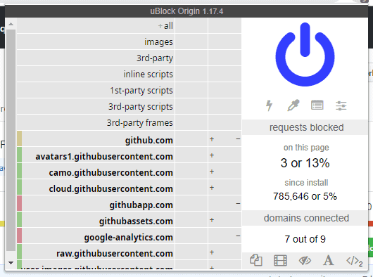 ublock chrome