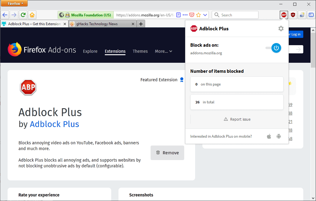 adblock plus improvements