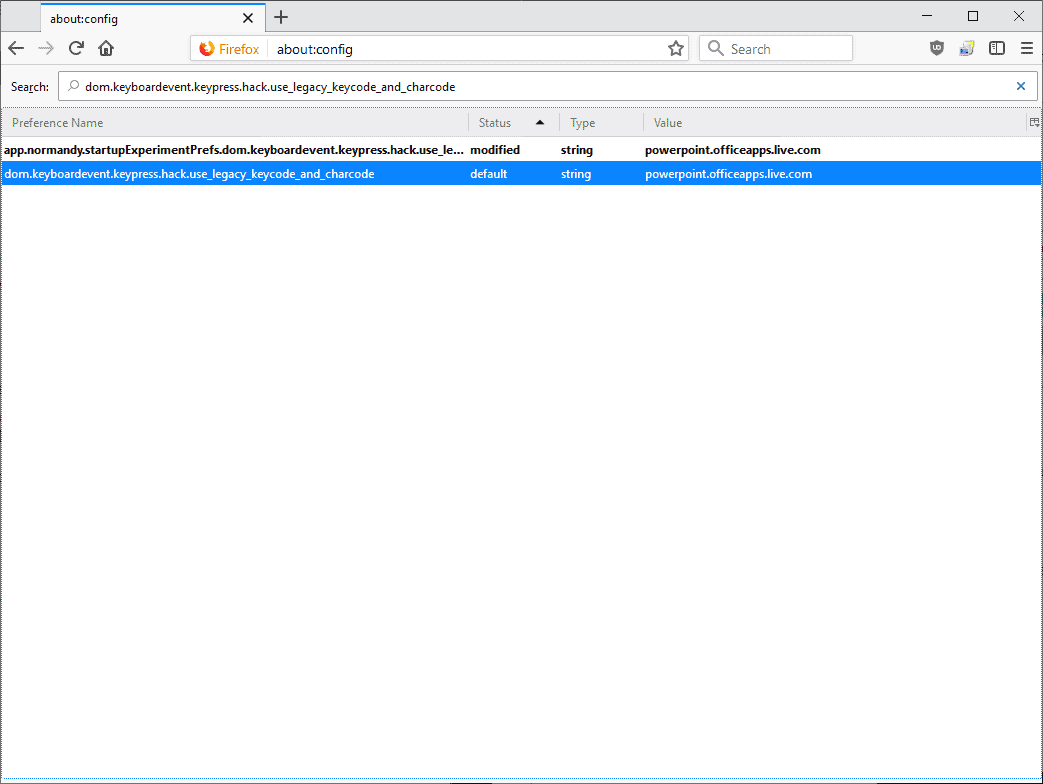 firefox powerpoint issue