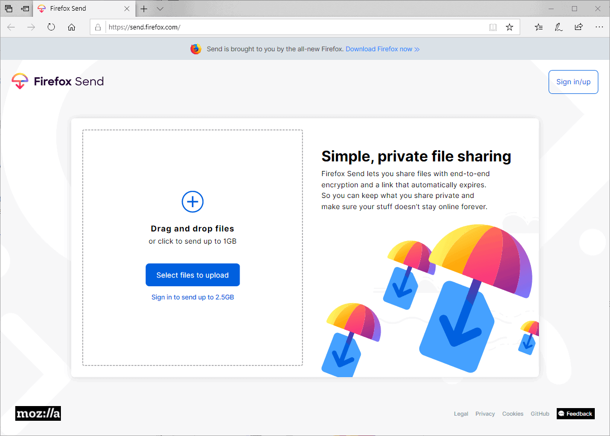 firefox send final