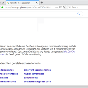 google search dmca results