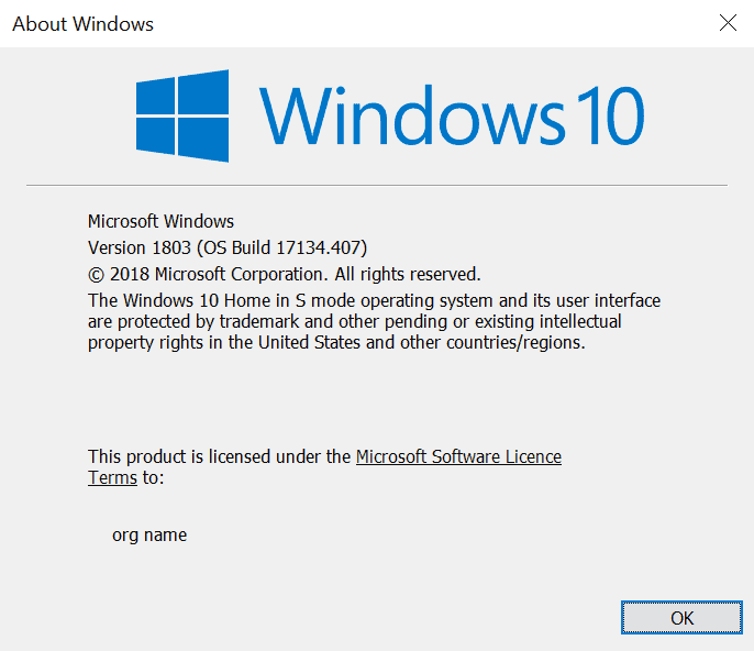 microsoft® windows 10 in s mode