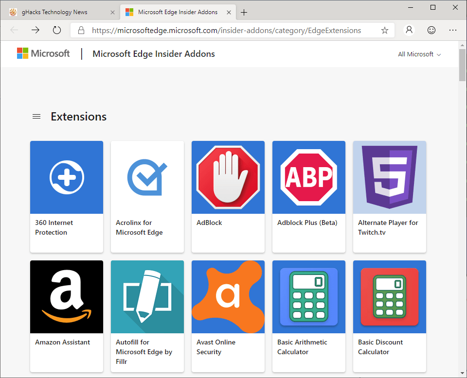 These Extensions Are Exclusive To The Chromium Based Microsoft