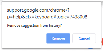 google remove suggestion