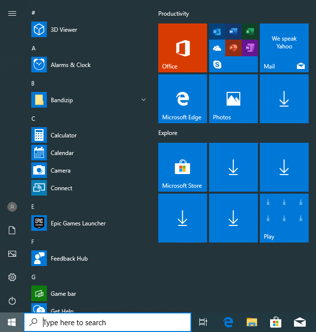 windows 10 1903 apps games