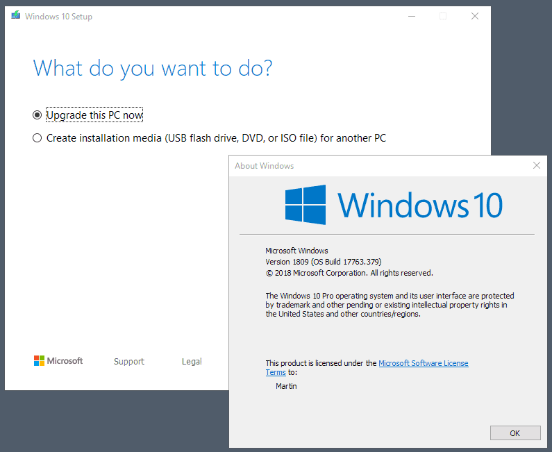 windows 10 may 2019 upgrade