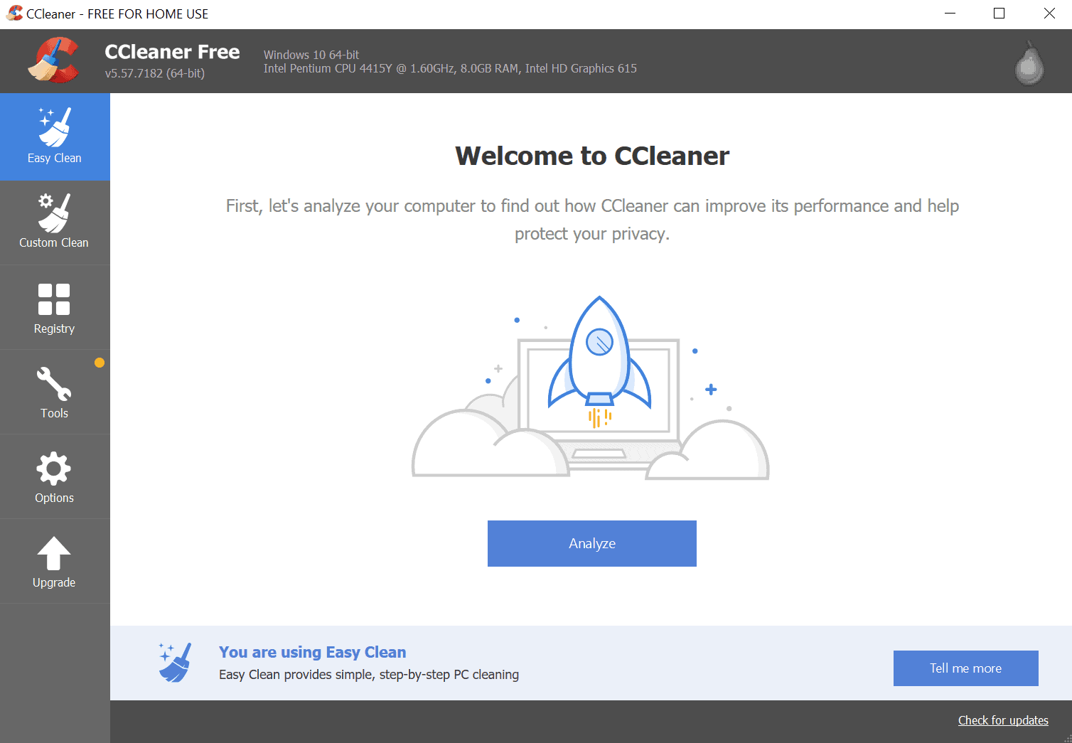 ccleaner easy clean