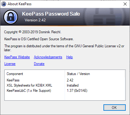 keepass 2.42