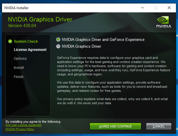 nvidia graphic driver download