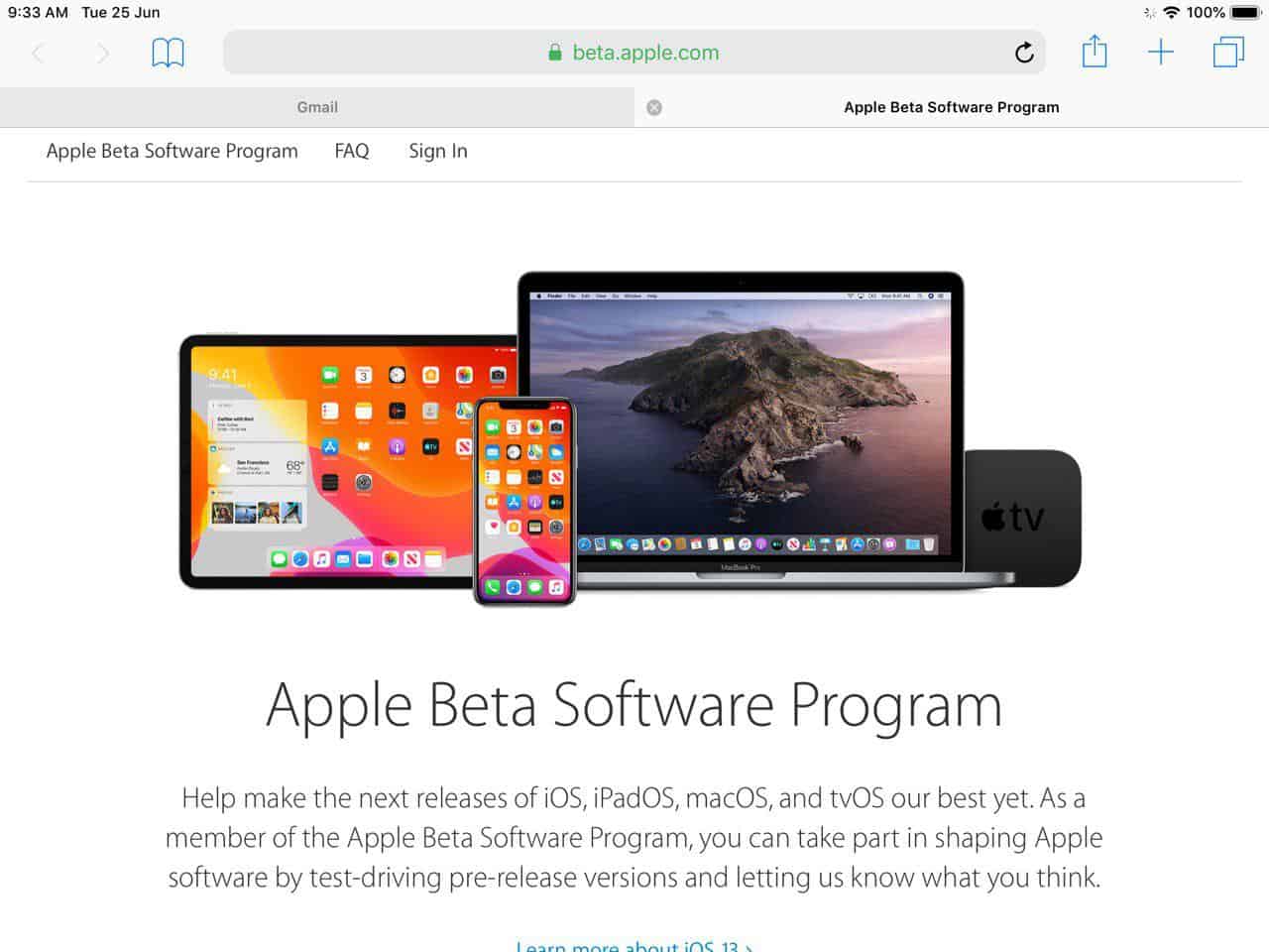 How to install iPadOS public beta without using iTunes