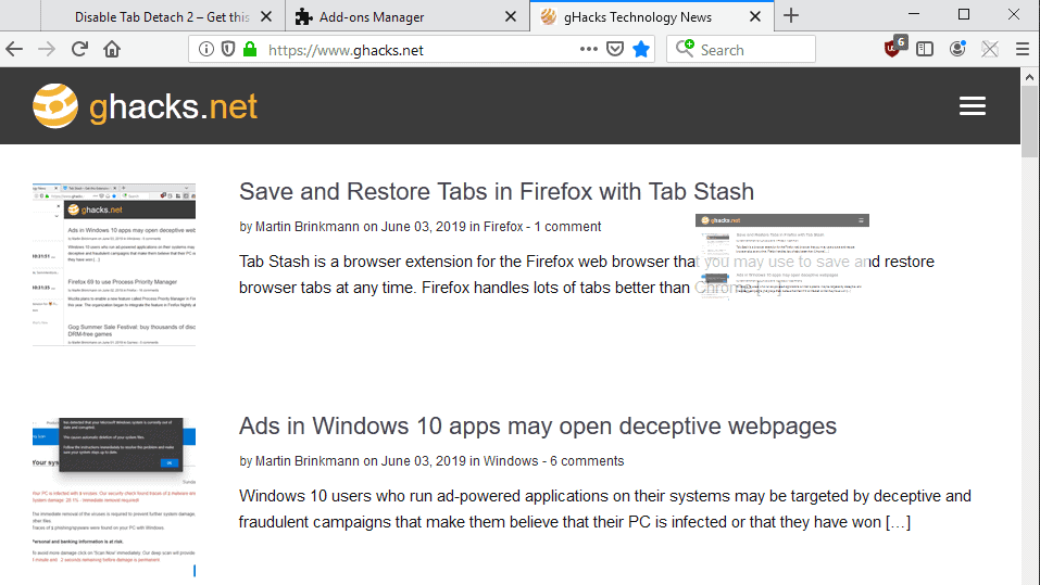 disable detach firefox tabs