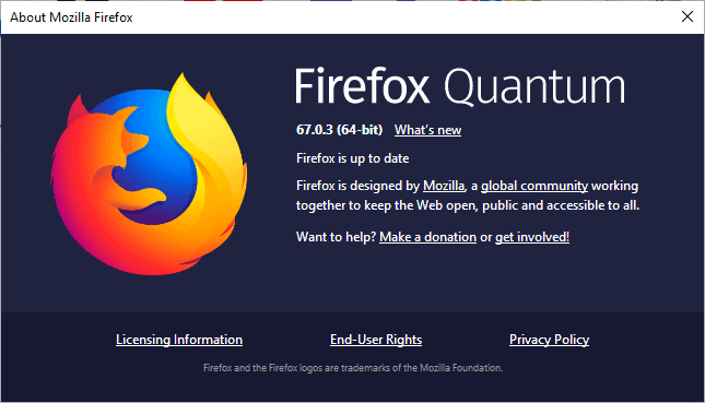 firefox 67.0.3