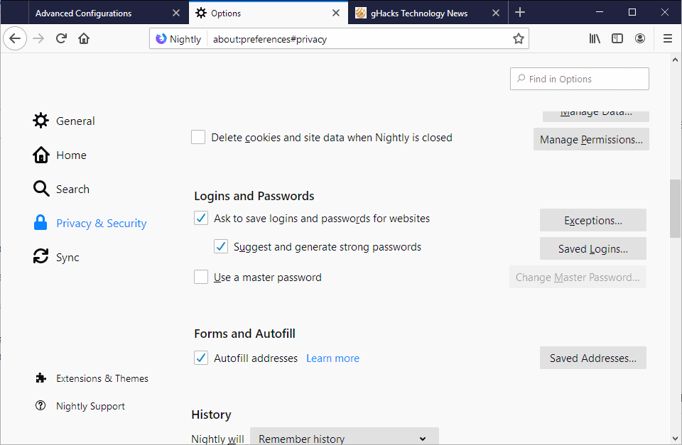 firefox suggest-generator strong passwords