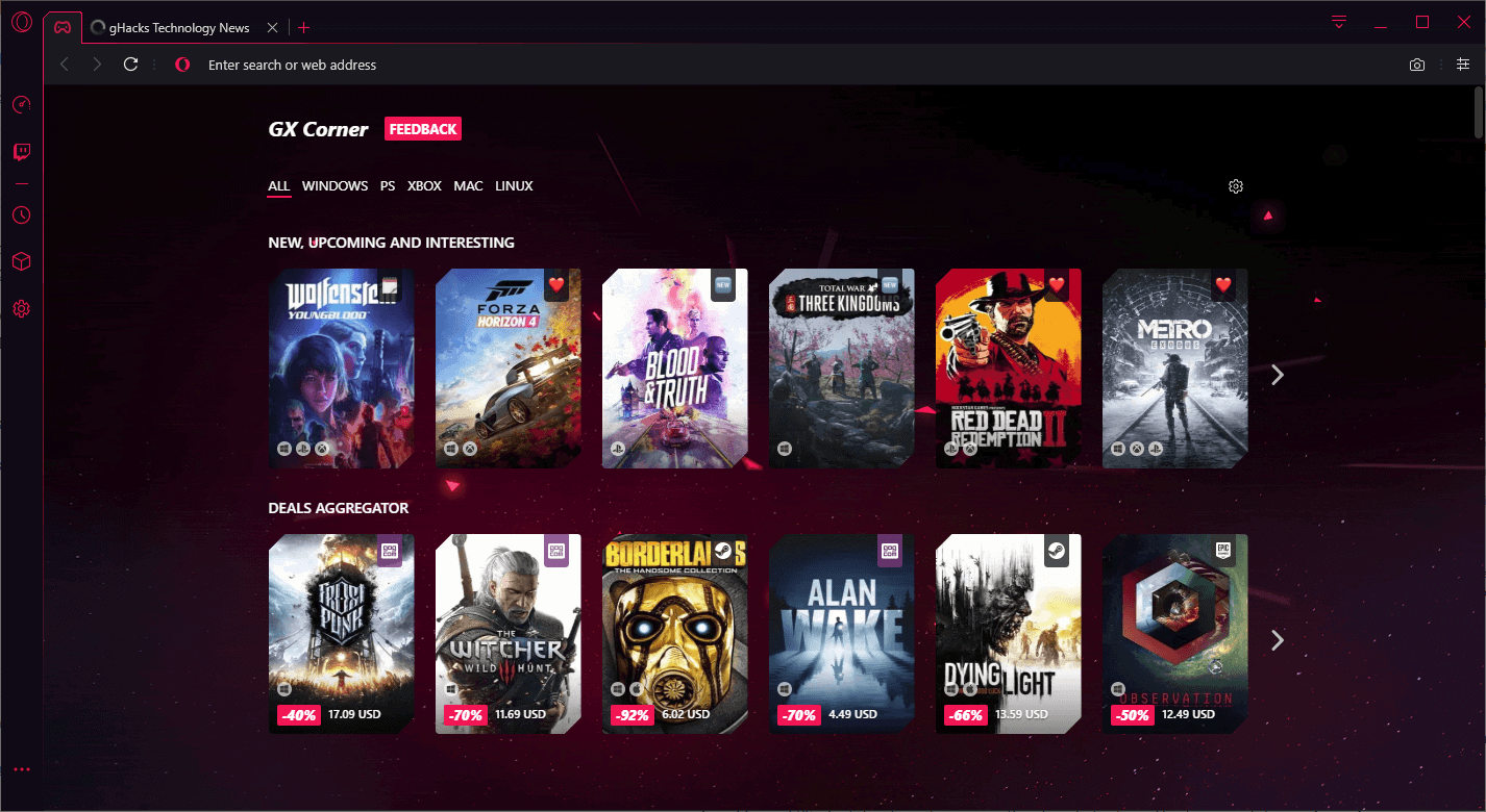 Opera GX gaming browser exceeds 8 million active users