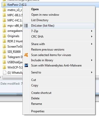 DirLister is an open source program which can print a list of files and folders
