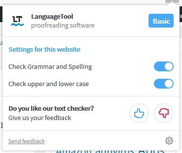 LanguageTool add-on