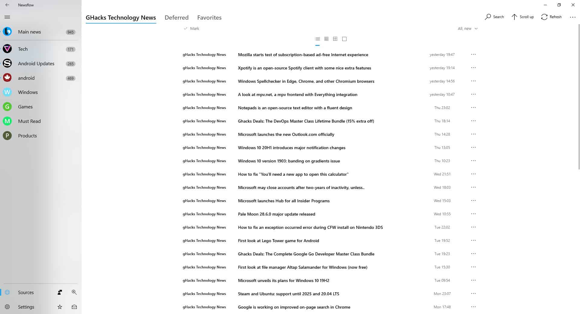 newsflow windows 10 mark as read newsflow windows 10 mark as read