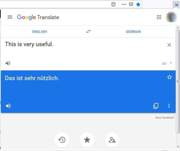 To Google Translate is a useful translator add-on for Firefox