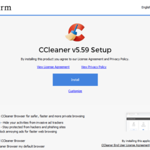 piriform-new ccleaner browser offer