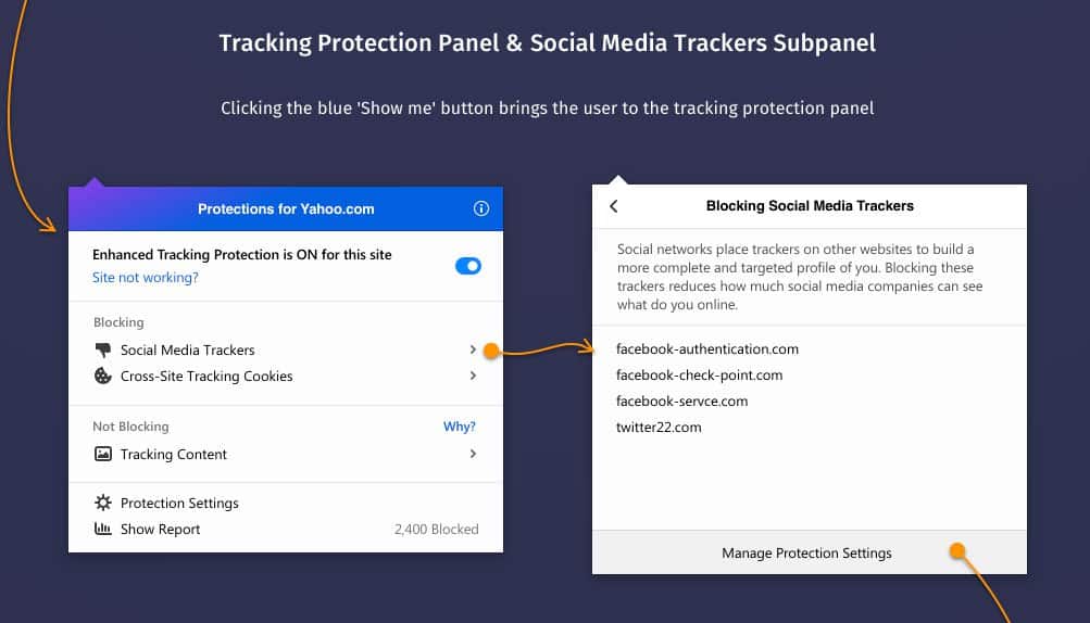 Next up for Firefox's Tracking Protection: Social Media tracker blocking