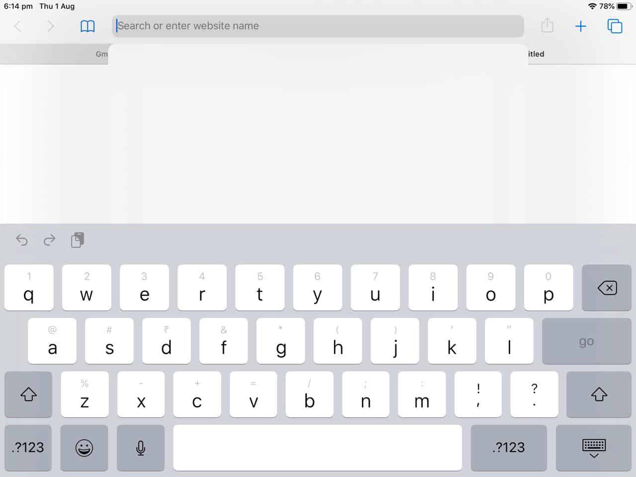 Как включить смахивающую клавиатуру в iPadOS