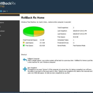 RollBack Rx is a free Windows Time Machine software that's better than System Restore