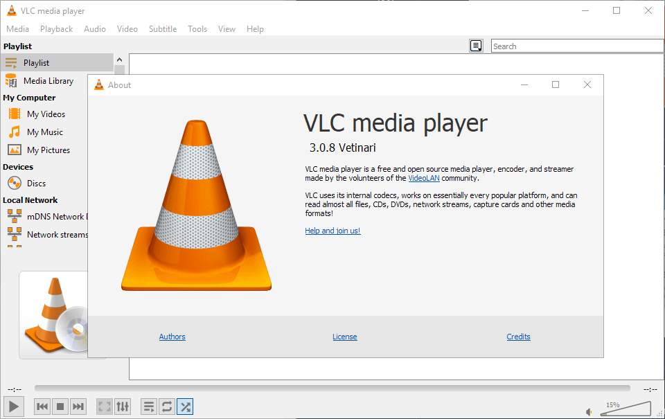 vlc media player 3.0.8