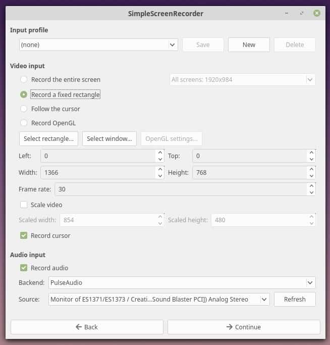 SimpleScreenRecorder is a user friendly video capturing app for Linux