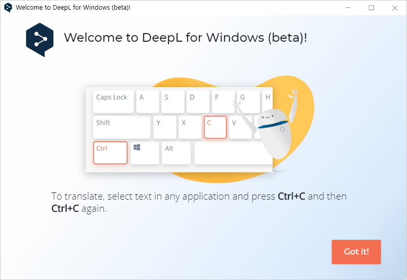 deepl translator windows beta