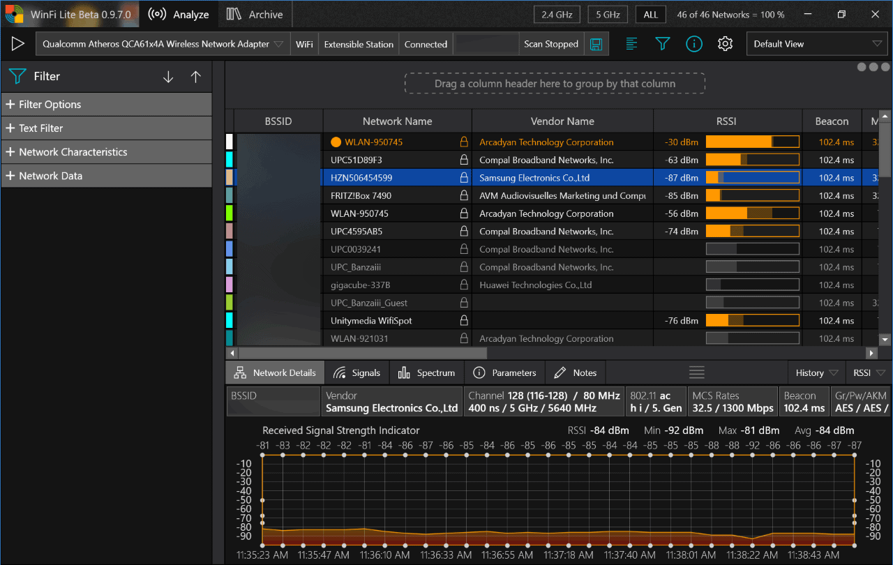 winfi lite manage wireless networks