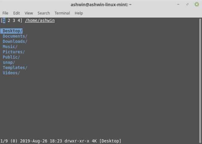 nnn is an excellent command line based file manager for Linux, macOS and BSDs