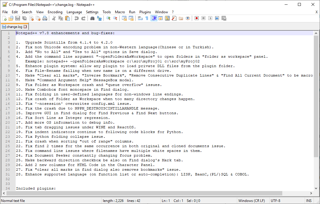 Notepad++ 8.5.4 instal the last version for windows Notepad++ 8.5.4 instal the last version for windows
