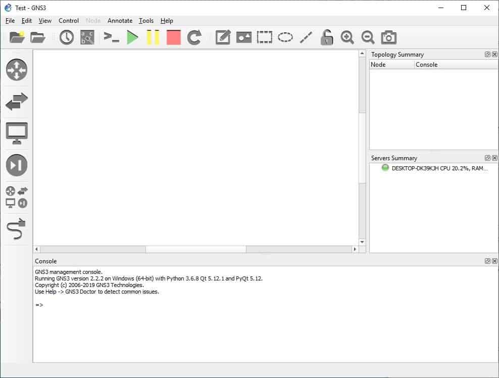 GNS3 Windows Client