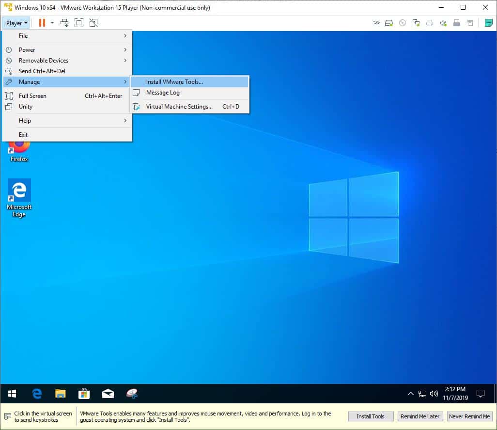 vmware workstation player 12 copy to another pc