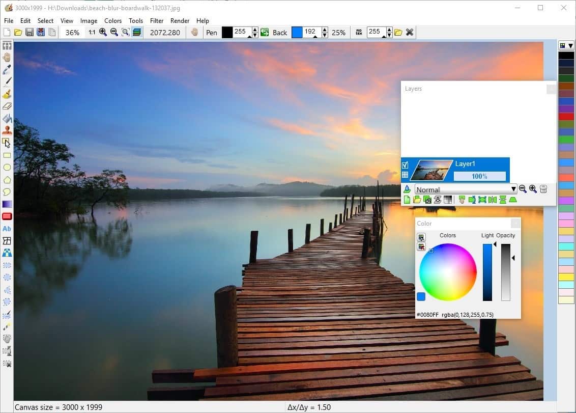 LazPaint is an open source raster graphics editor for Windows, macOS and  Linux- gHacks Tech News