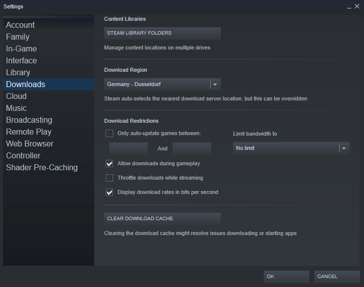 Steam library looks weird, the games list is black and main panel mostly  empty : r/Steam