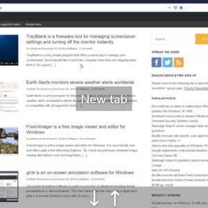 Enables mouse gestures in Firefox with the Gesturefy extension
