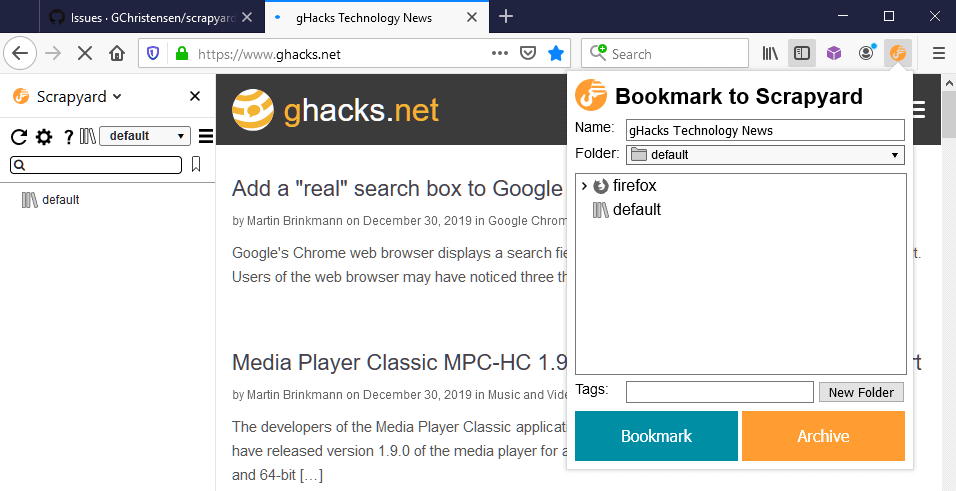 firefox advanced bookmarks