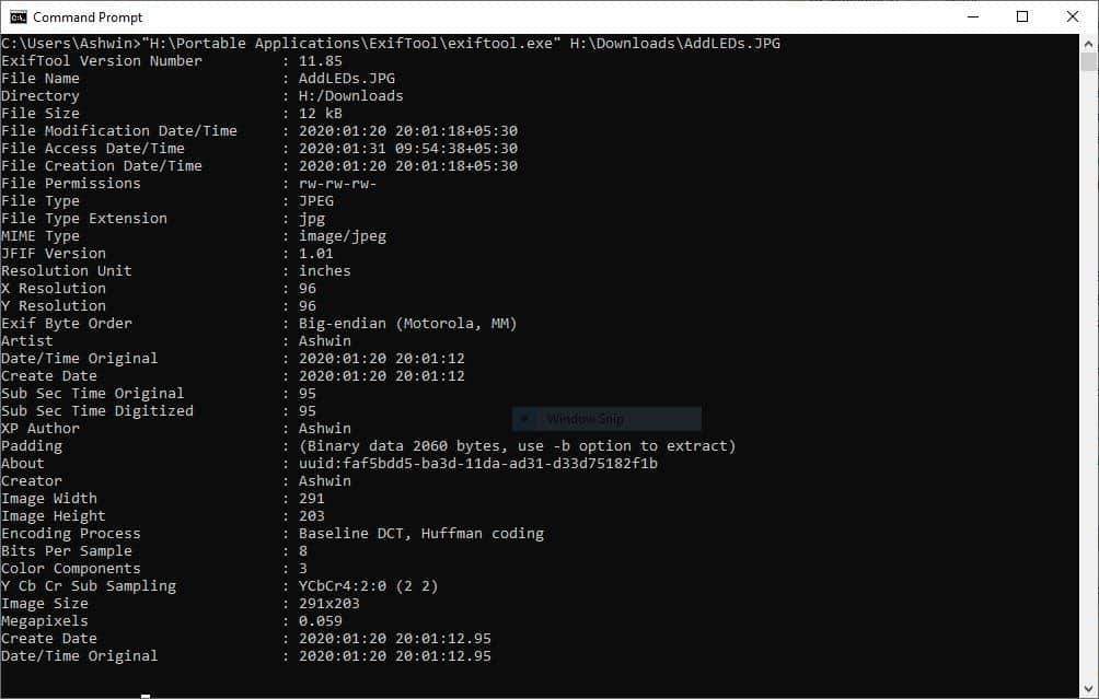 ExifTool is an open source and cross-platform metadata editor