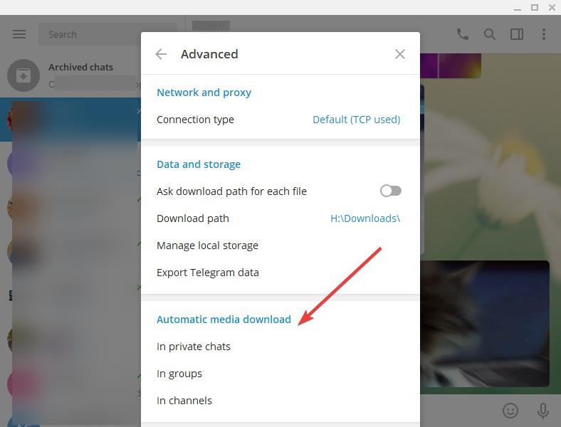 How to disable autoplay videos in Telegram Desktop app